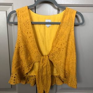 Tie up Yellow Top